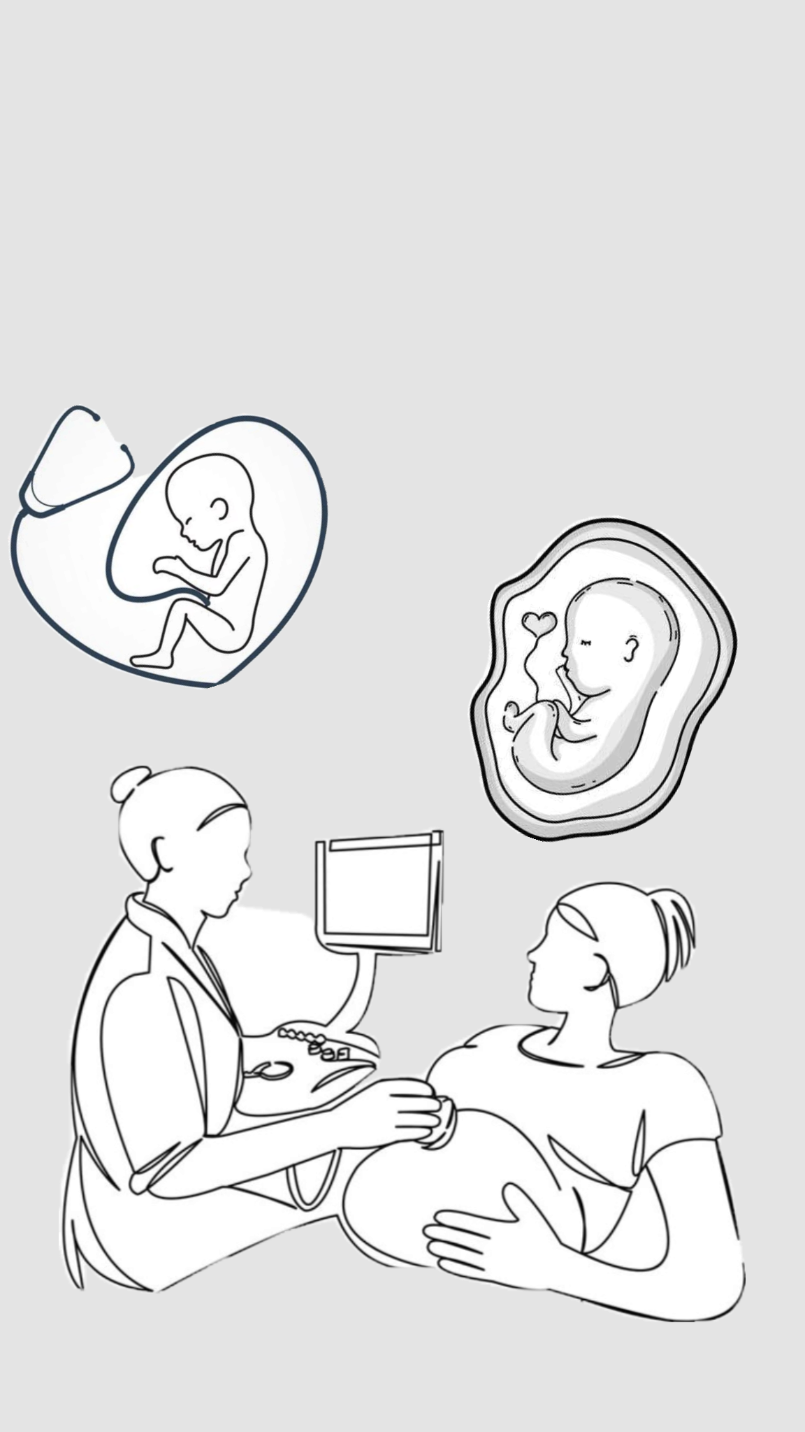 Illustration : suivi maternel, échographie et continuité des soins